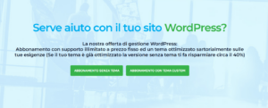 costo gestione WordPress